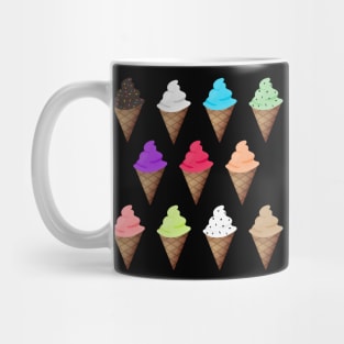 Variety of Ice Cream Flavors Mug